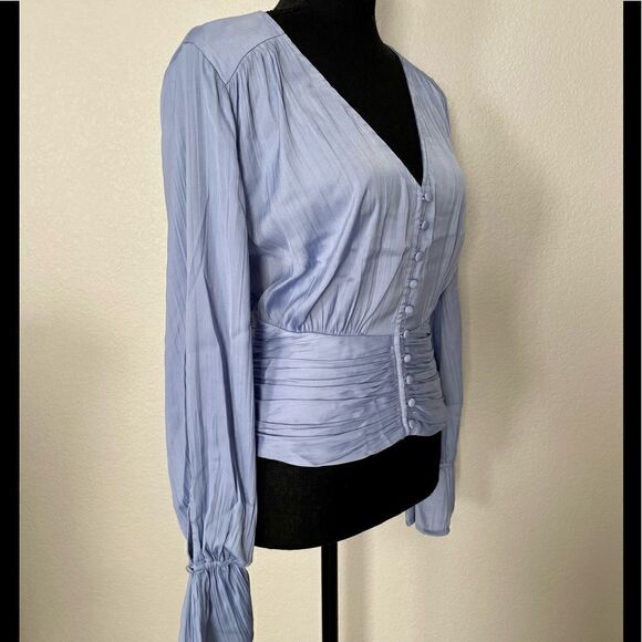 NWT Anthropologie Puff Sleeved Blouse - Picture 8 of 12